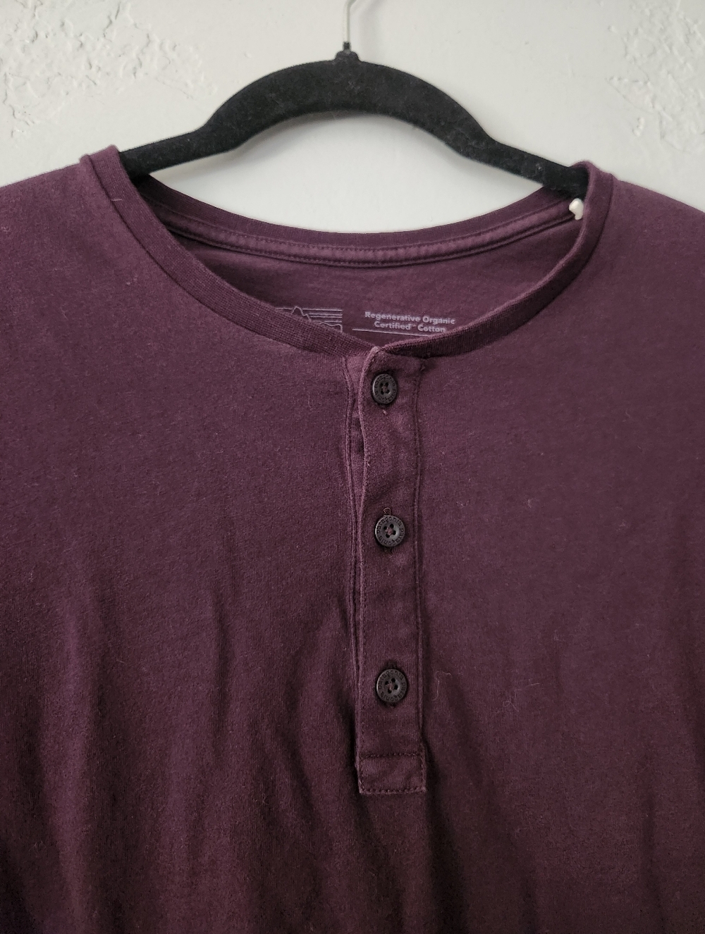 Patagonia Mens Long Sleeve Daily Henley Shirt Medium - Picture 3 of 6